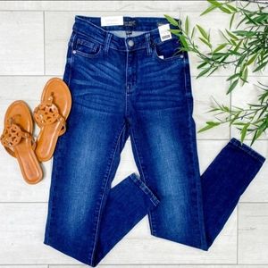 Super Dark High Waist Skinny Jeans By Judy Blue